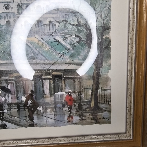 Vintage lithograph/print of Sacre Coeur and the surrounding area by Maurice Lege - Picture 3 of 7